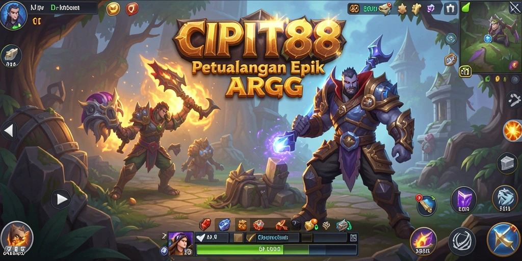 Tampilan gameplay <strong>CIPIT88</strong> yang mendebarkan dan menantang.