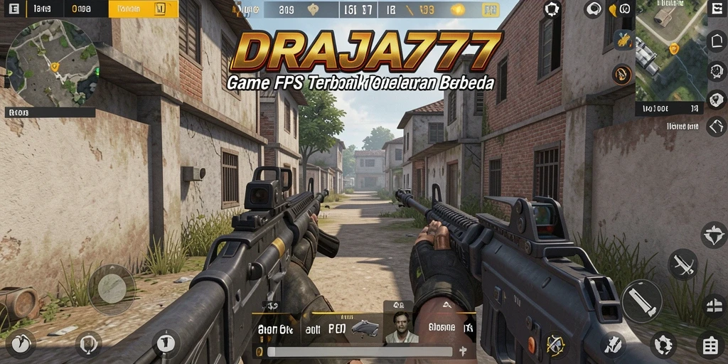 Tampilan seru dari gameplay DRAJA777 dengan aksi tembak-menembak yang intens.