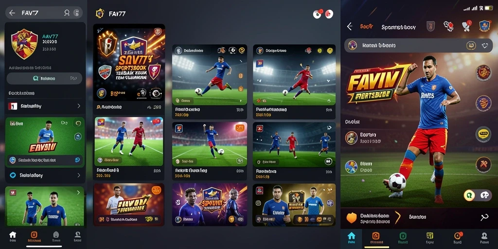 Tampilan antarmuka yang menarik dan mudah digunakan dari FAV77.