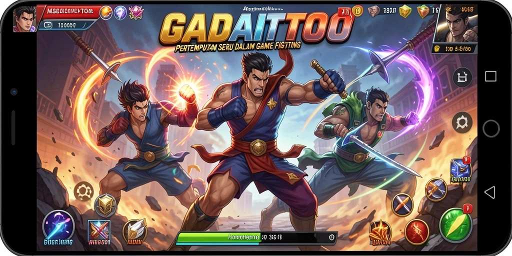 Tampilan menarik dari gameplay GADAITOTO dalam pertempuran sengit.