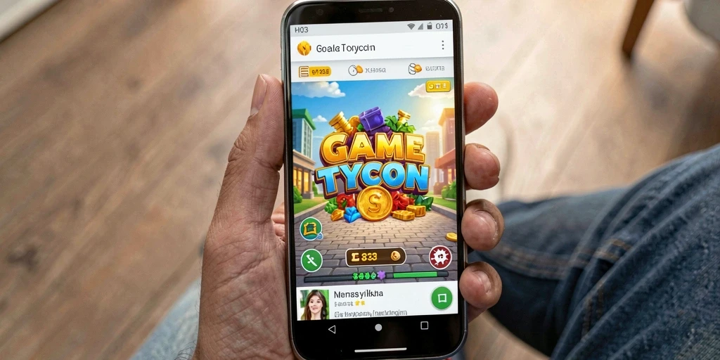 Screenshot H03 menampilkan dinamika gameplay Tycoon yang menarik.