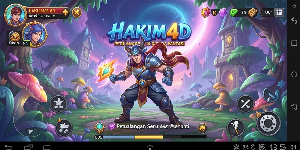 Tampilan gameplay HAKIM4D yang menakjubkan dalam petualangan seru.