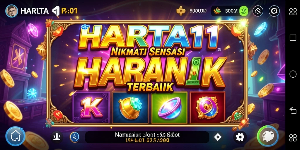 Tampilan menarik dari gameplay slot HARTA11 yang menyenangkan.