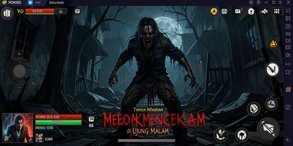 Gameplay seram dengan hantu-hantu menakutkan.
