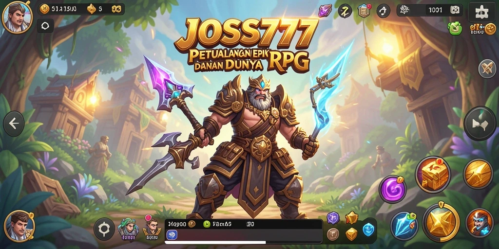 Tampilkan aksi seru dalam JOSS777 saat bertempur melawan monster raksasa.