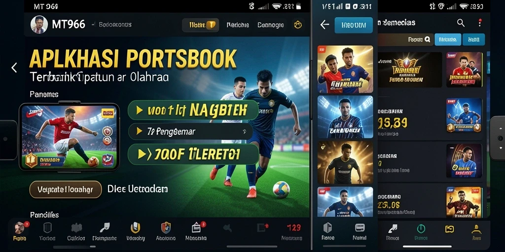 Screenshot MT966 menunjukkan pengalaman taruhan olahraga yang mengasyikkan.