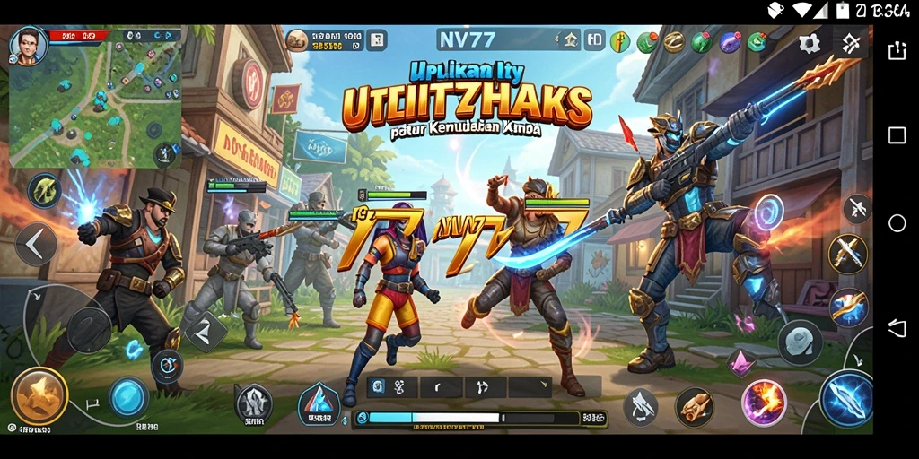 Tampilan utama NV77 dengan fitur Utility yang bermanfaat.