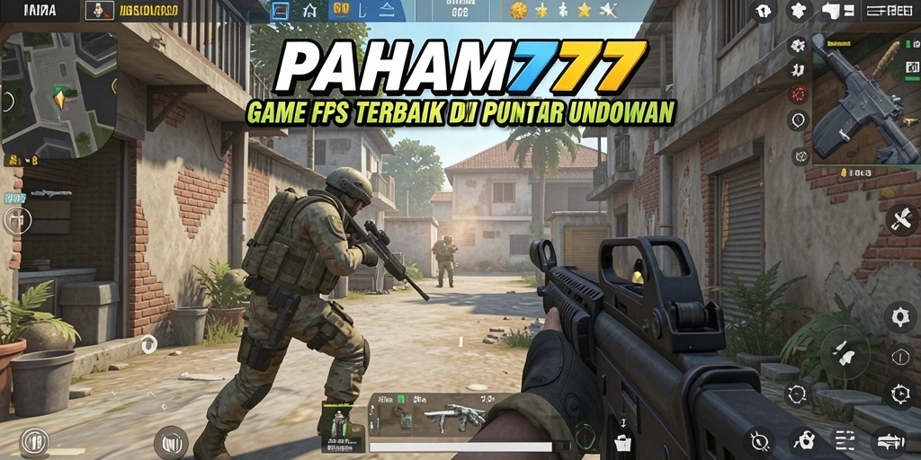 Screenshot memperlihatkan aksi tembak-menembak yang mendebarkan di PAHAM777.