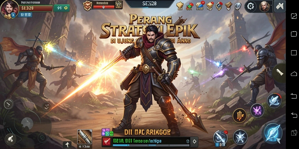 Tampilan dinamis dan seru dalam gameplay SE328 yang menantang.
