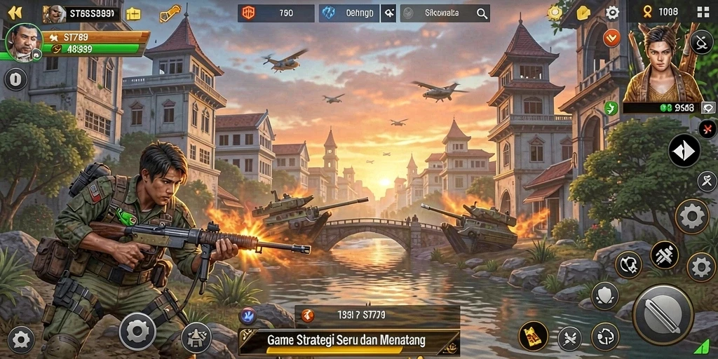 Tampilan gameplay ST789 yang memikat dan strategis.