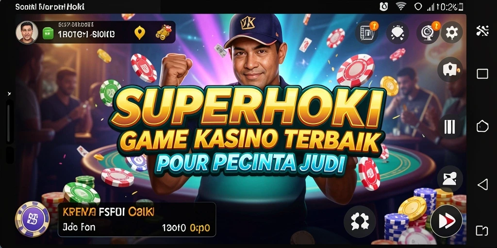 Gambaran gameplay menarik dari SUPERHOKI yang penuh aksi Kasino.