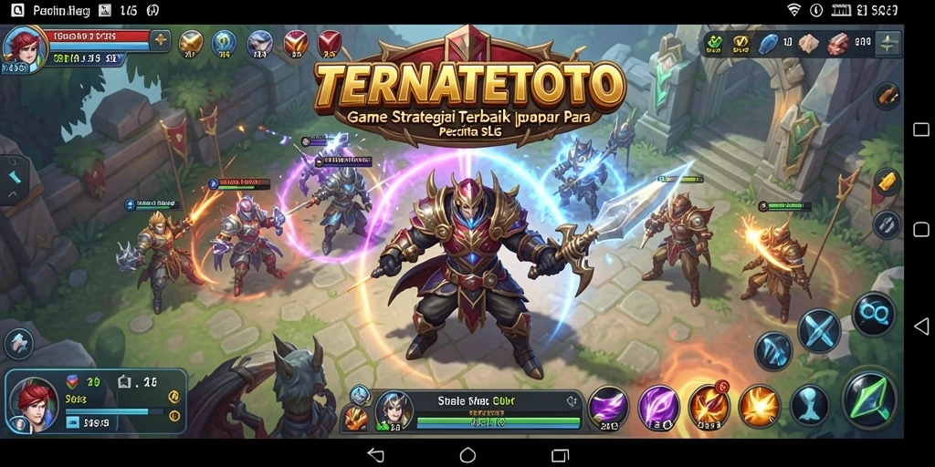 Screenshot gameplay dari TERNATETOTO menampilkan aksi strategi yang seru.